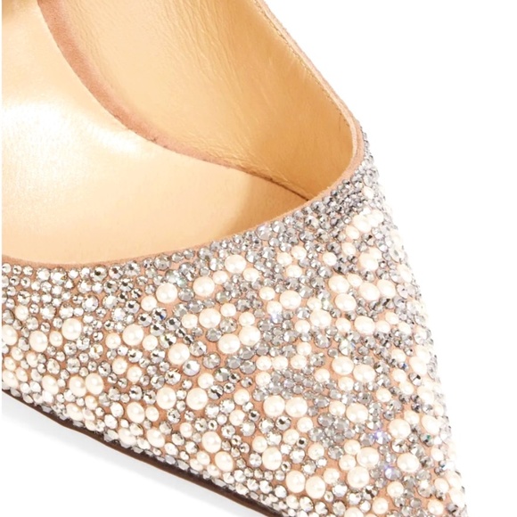 Jimmy Choo Crystal Embellished Pumps - Picture 1 of 3